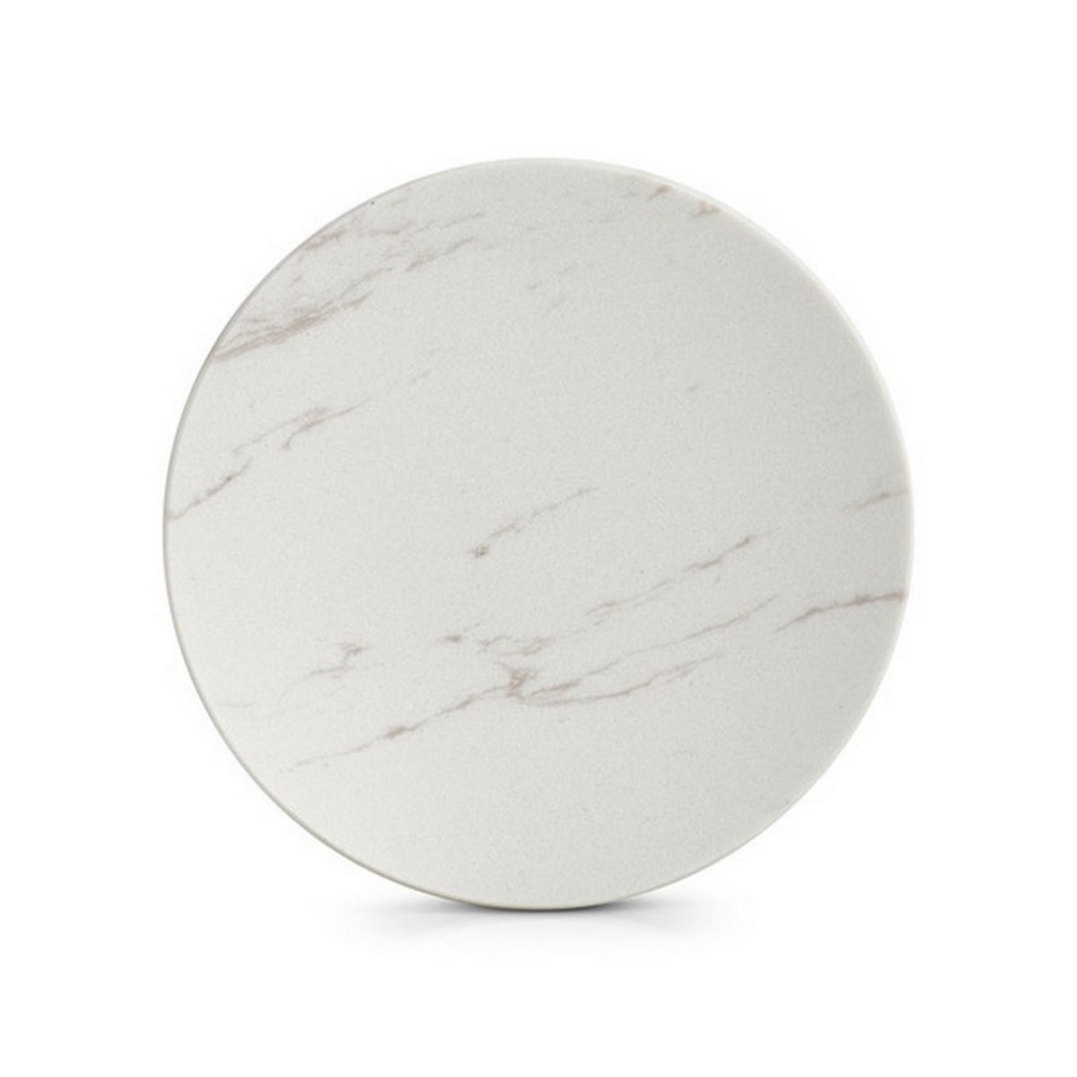 Dessous de verre marbre  set de 4 blanc, ZELLER PRESENT