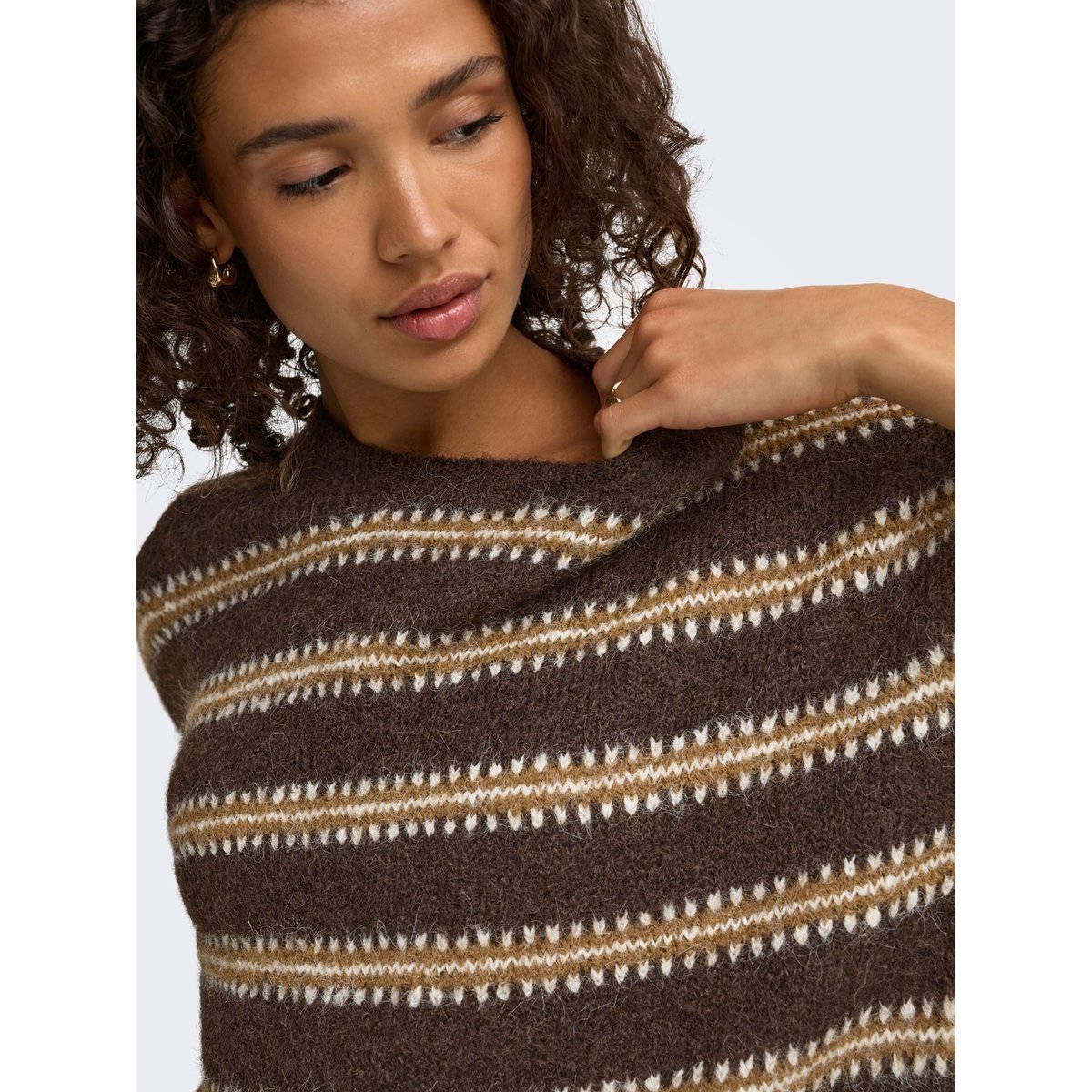 Pull En Maille marron - chocolate torte 1, JDY