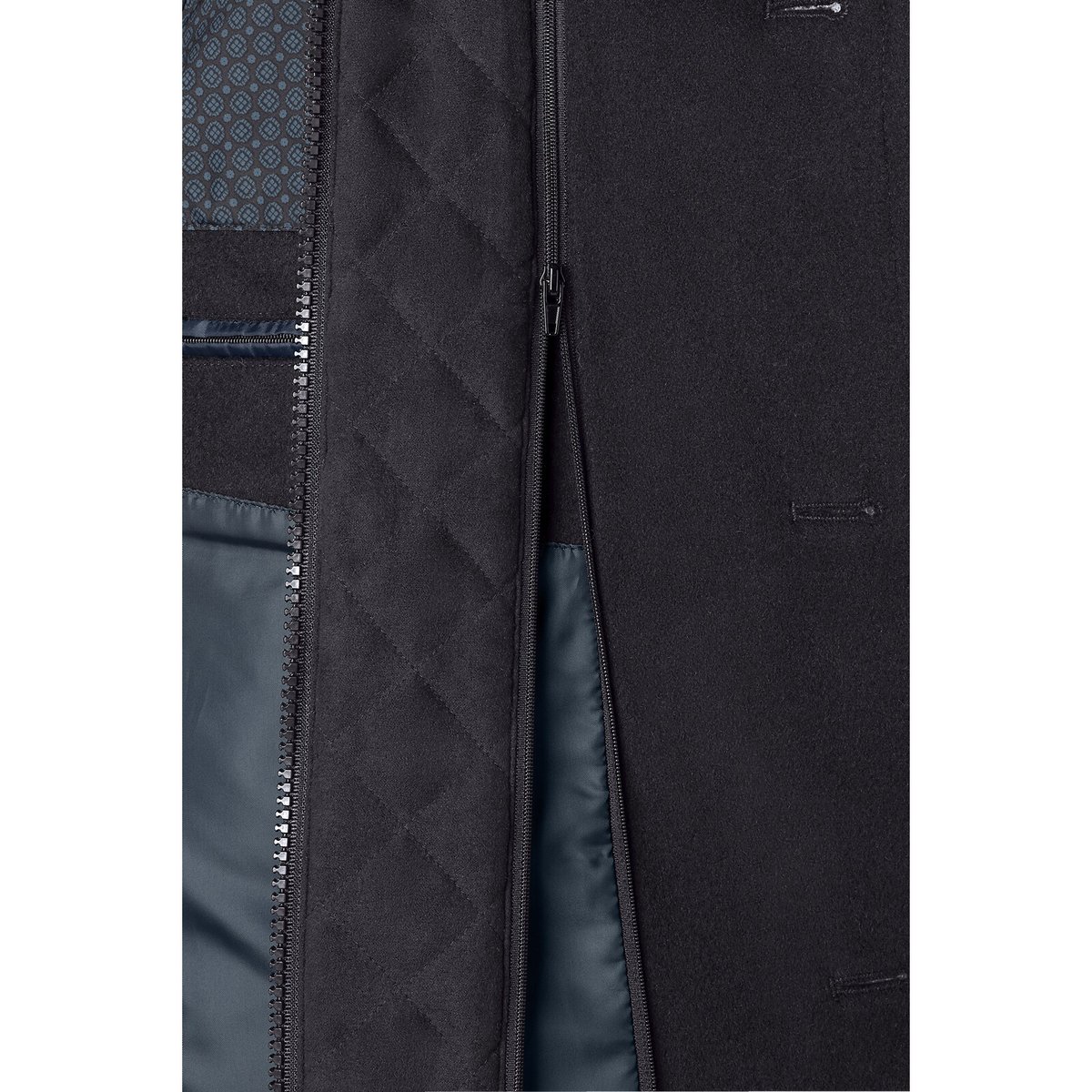 Veste TJORVE noir, JAN VANDERSTORM