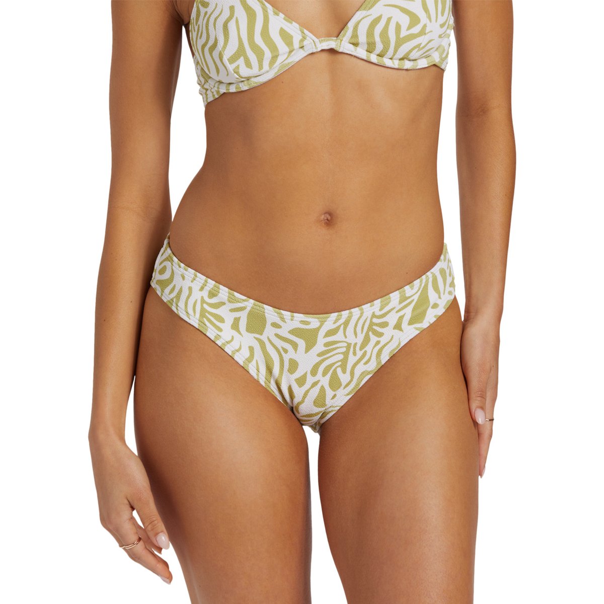 Bas de bikini couvrance légère LA CALA BONDI vert moss joy, BILLABONG