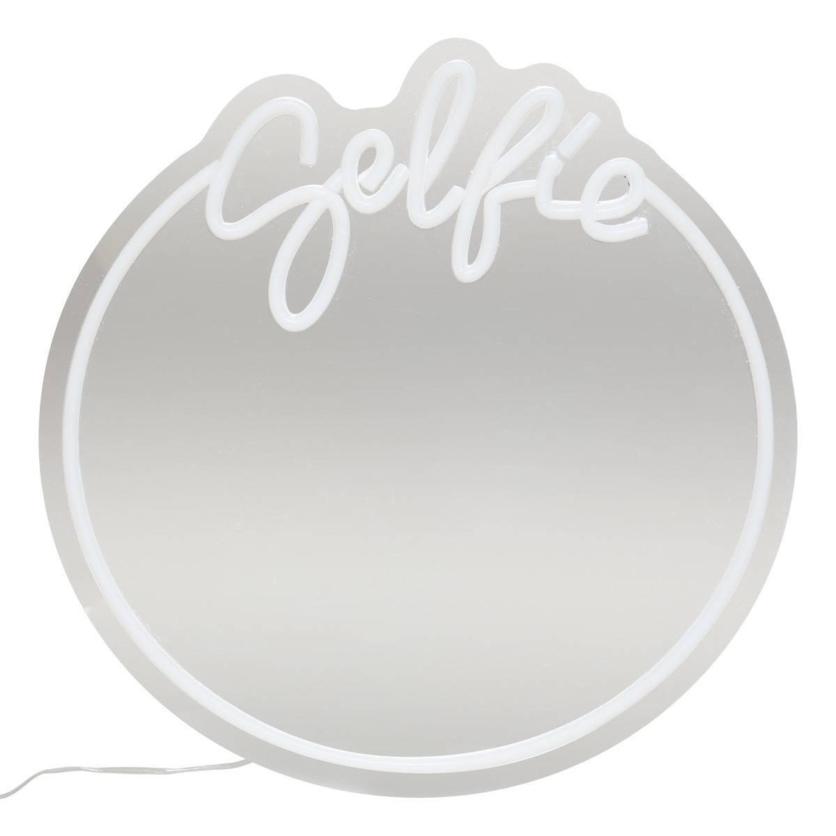Néon LED Miroir SELFIE pink, ATMOSPHERA