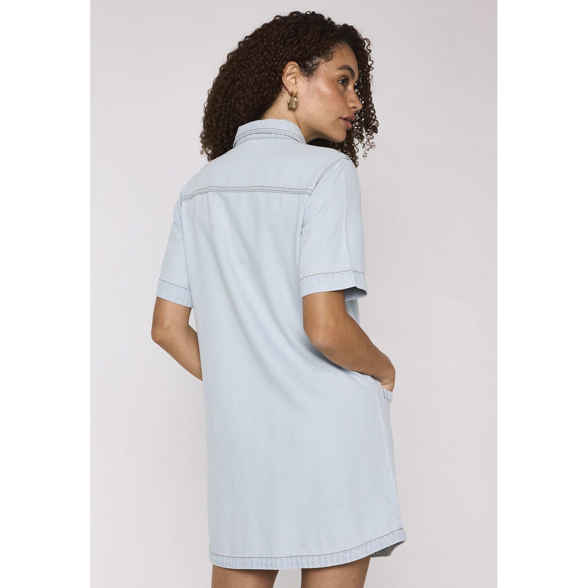 Robe courte et droite RITA pure bleached, Maison 123