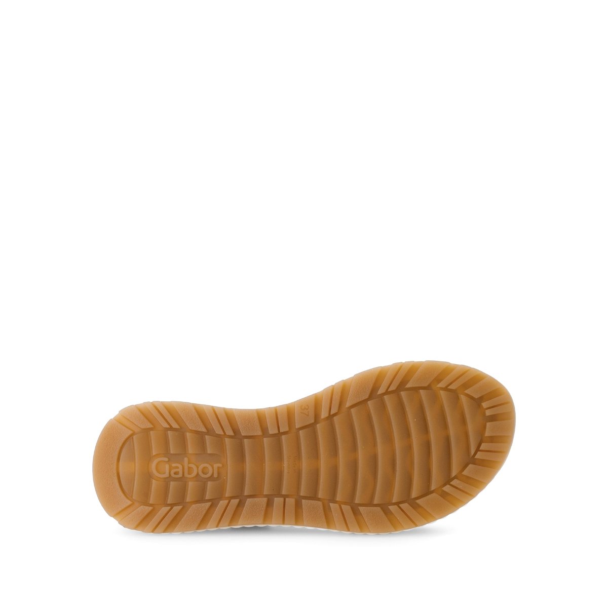 Sandales en cuir à talon compensé doré, GABOR
