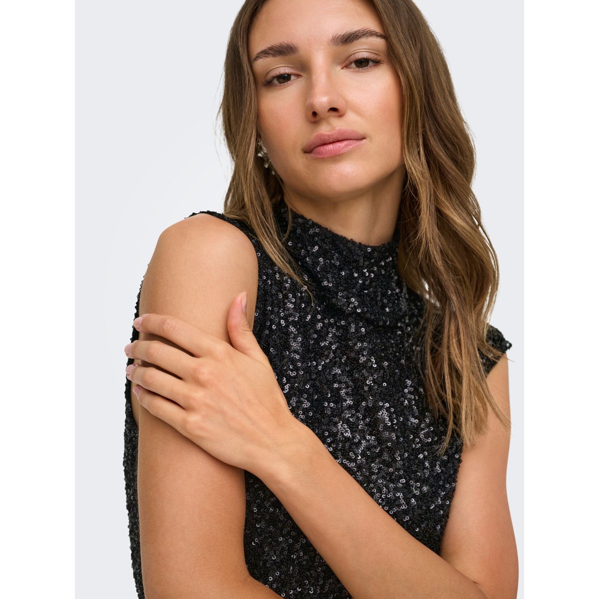Top Asymétrique noire - black, JDY