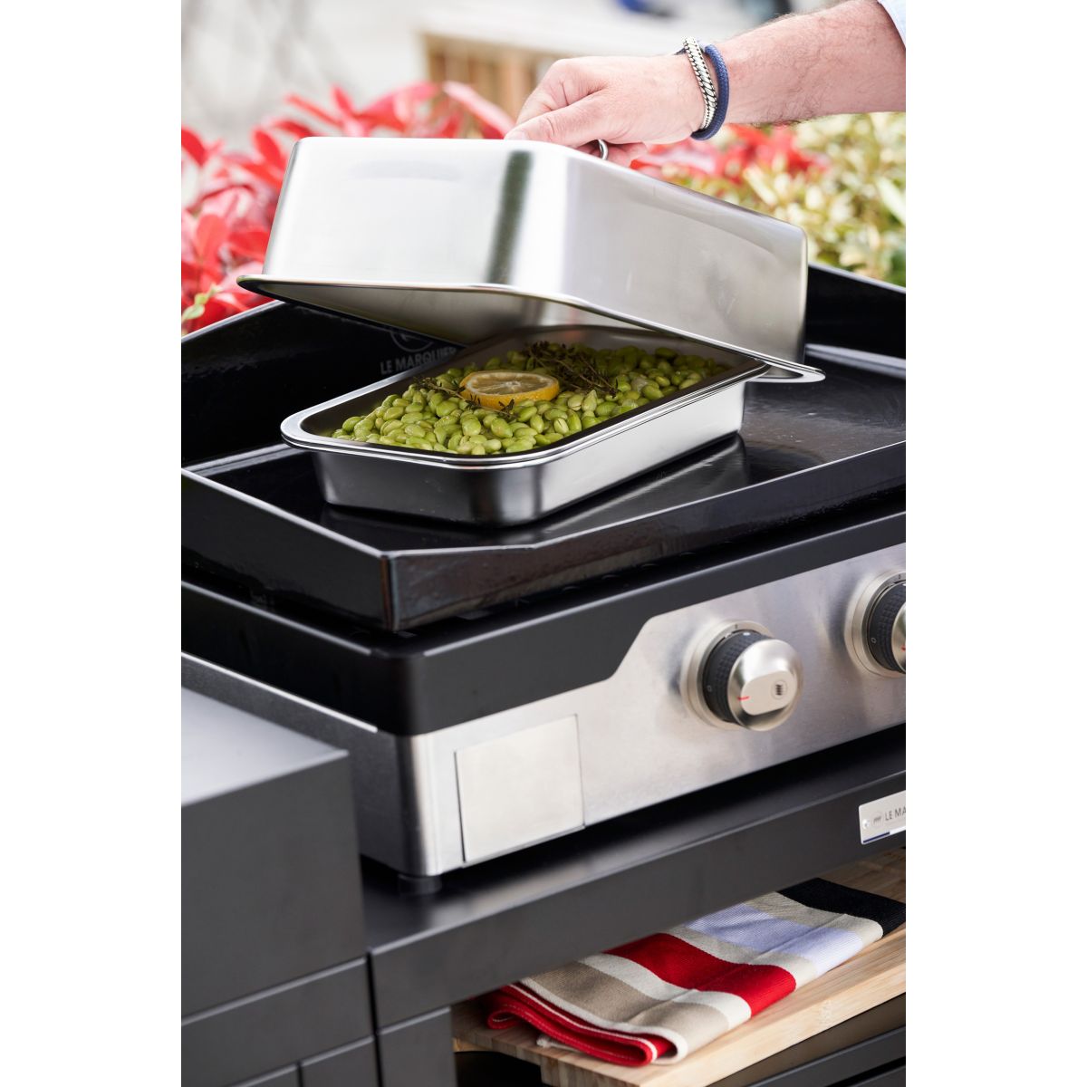 Ustensile plancha Kit cuisson vapeur couleur unique, LE MARQUIER