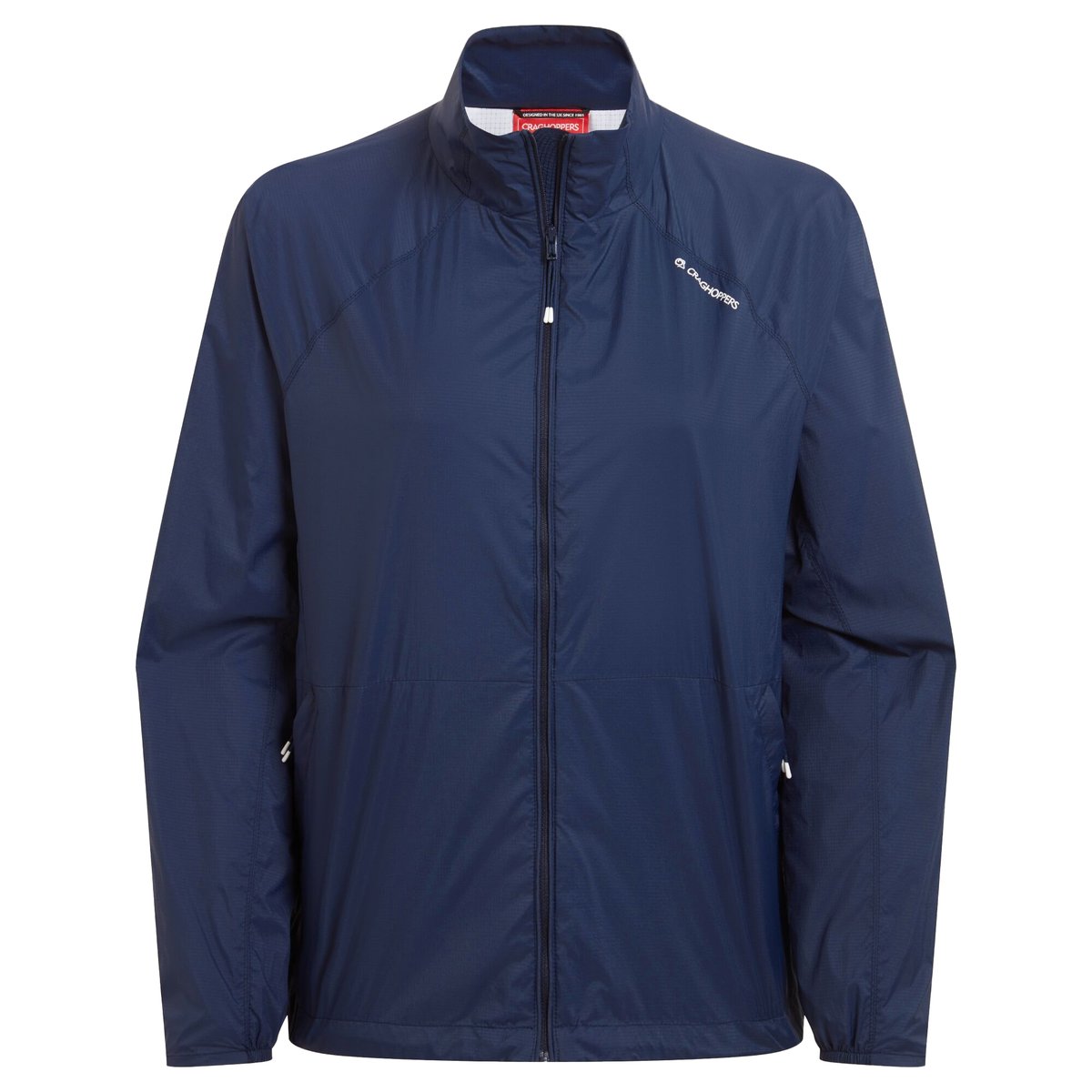 Veste technique de golf à col montant bleu marine, CRAGHOPPERS