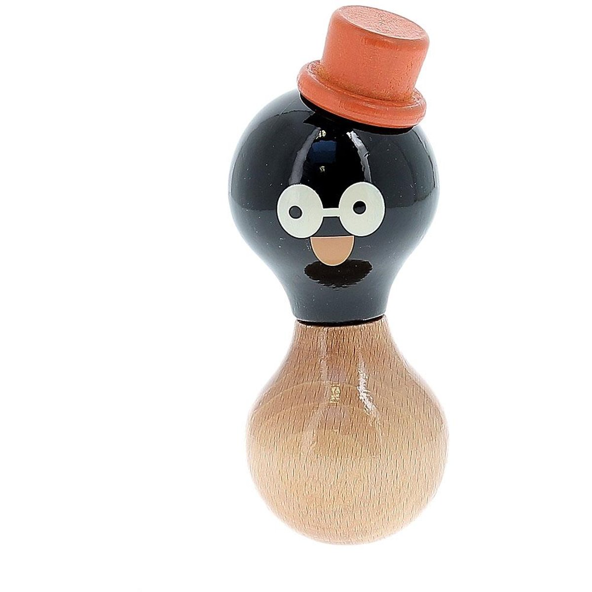 Hochet Maracas René le Pingouin noir, VILAC