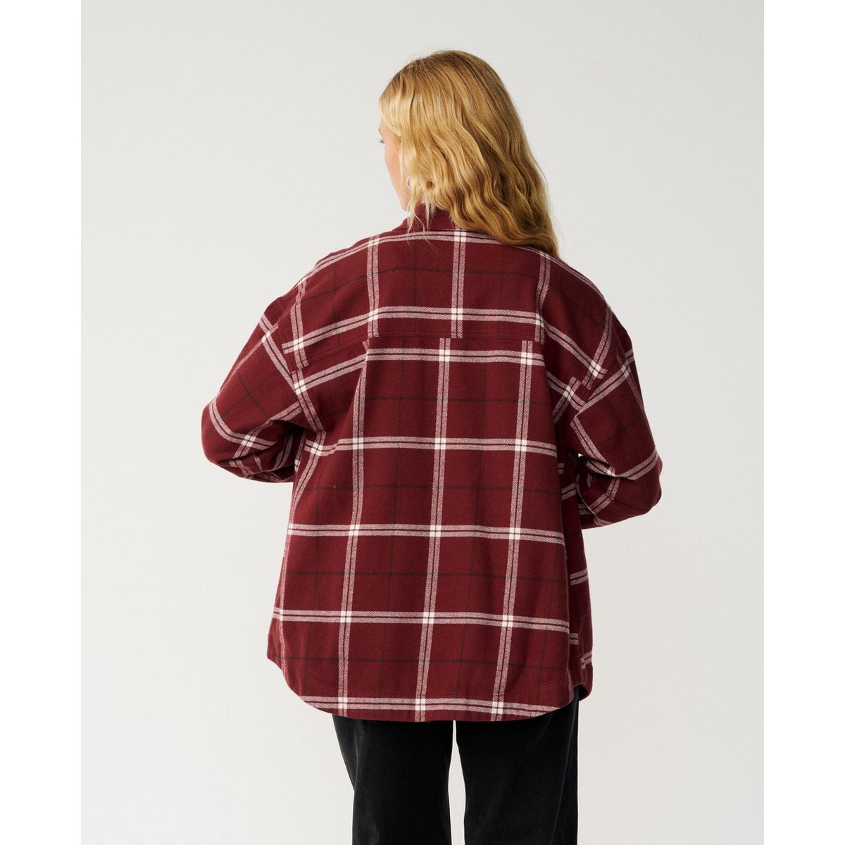 Chemise en flannelle VENTURE dark plum, RIP CURL