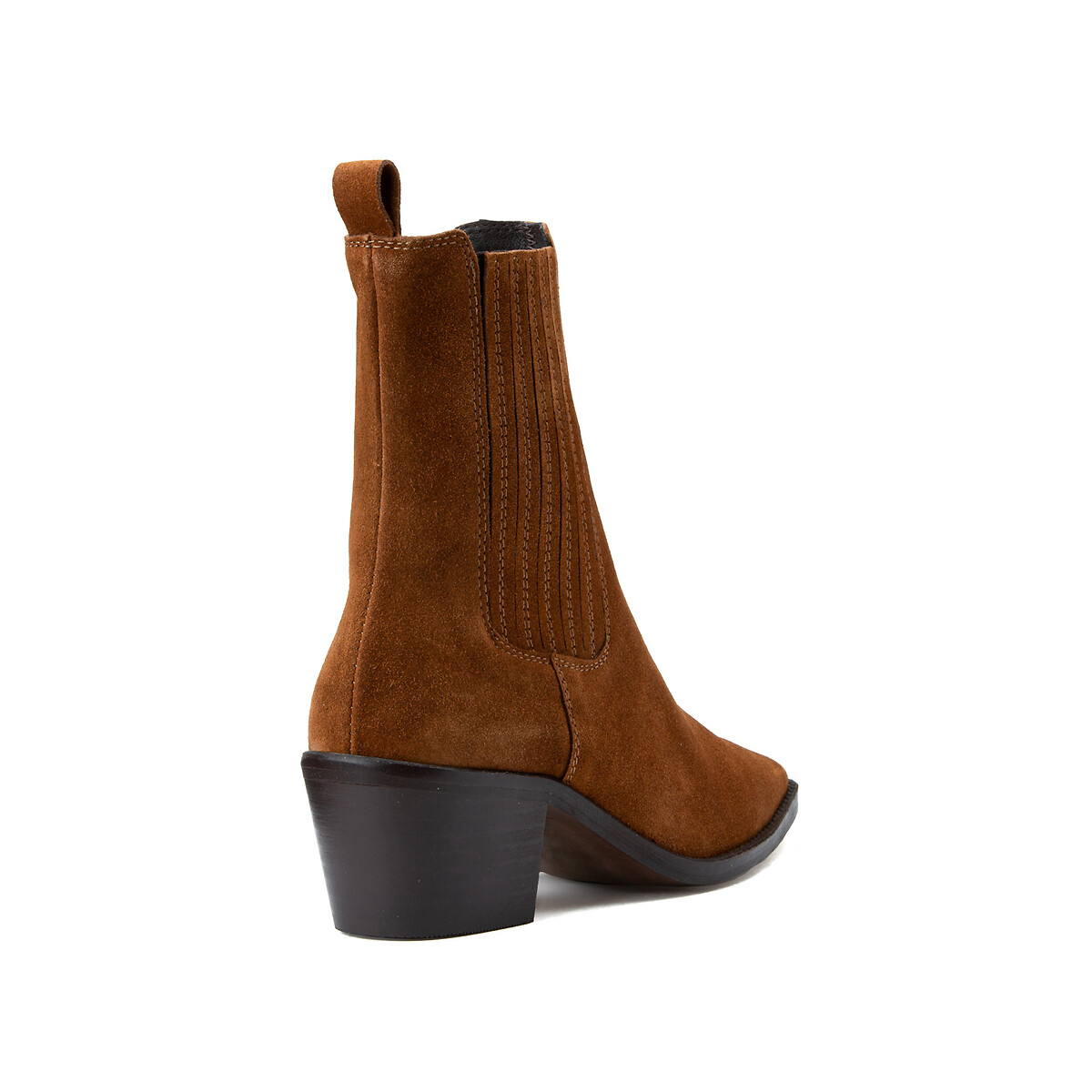 Stivaletti in pelle scamosciata Birman marrone, JONAK