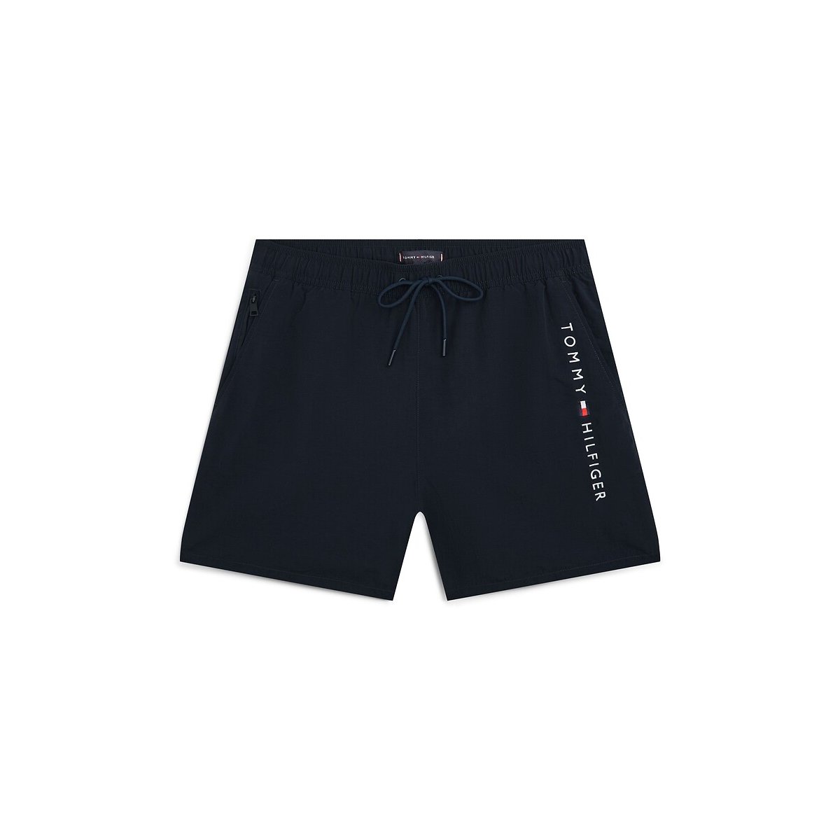 Short de bain mi-long à poche zippée ORIGINAL bleu foncé, TOMMY HILFIGER
