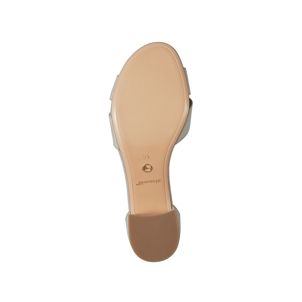 Sandales petits talons ivoire, TAMARIS