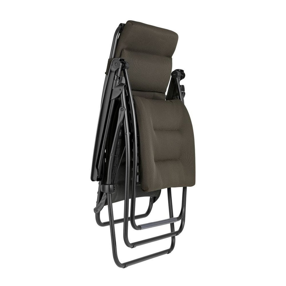 Fauteuil relax matelassé 0 gravité XL - RSX CLIP XL marron taupe, LAFUMA MOBILIER