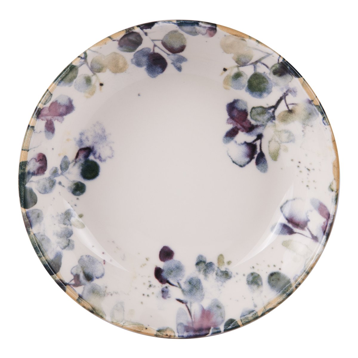 Assiette à pâtes Garden 22x6 cm (lot de 6) vert, TABLE PASSION