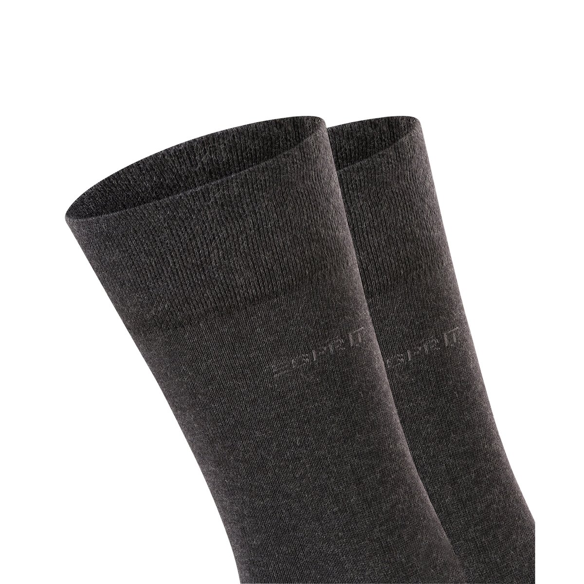 Chaussettes Non Comprimantes Basic Easy , Lot De 2 anthracite, ESPRIT