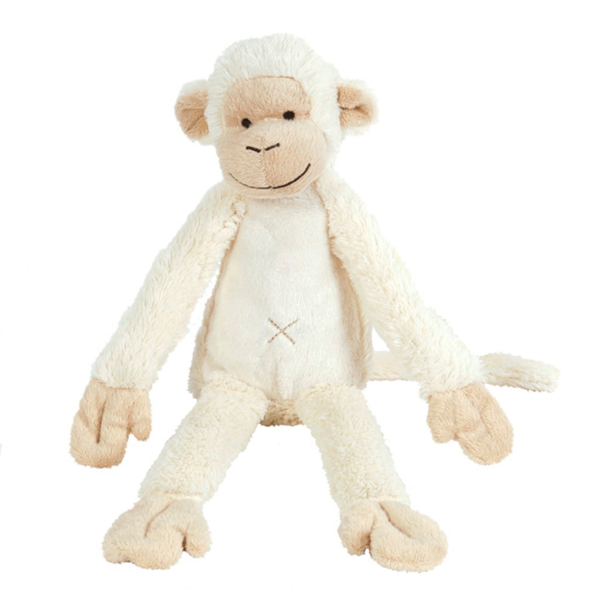 Peluche Singe Mickey crème 43 cm beige, HAPPY HORSE