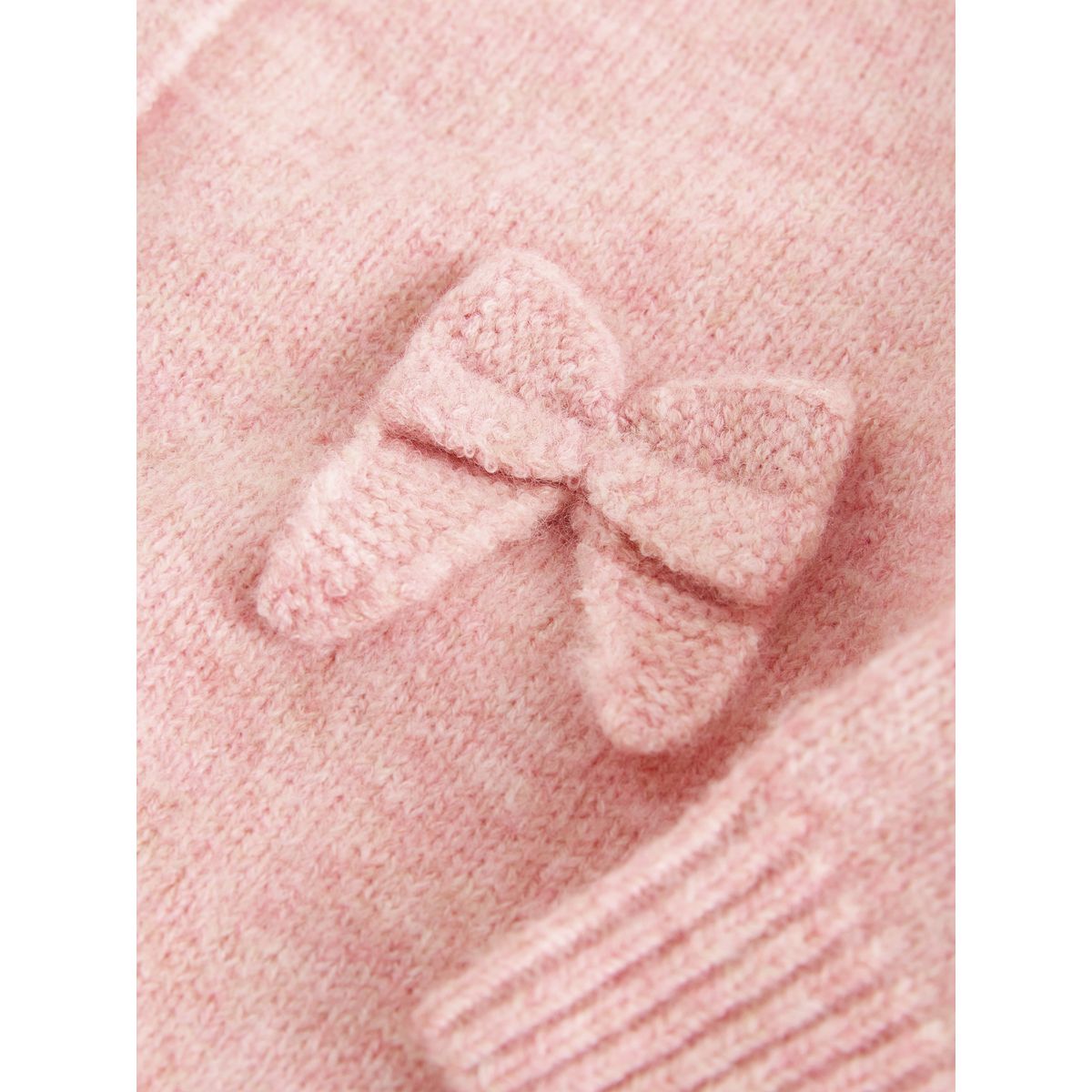 Cardigan brodé à nœud rose, NEXT