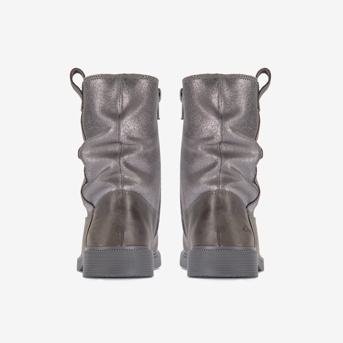 Boots Suède OAKLYN TOP K gris, CLARKS