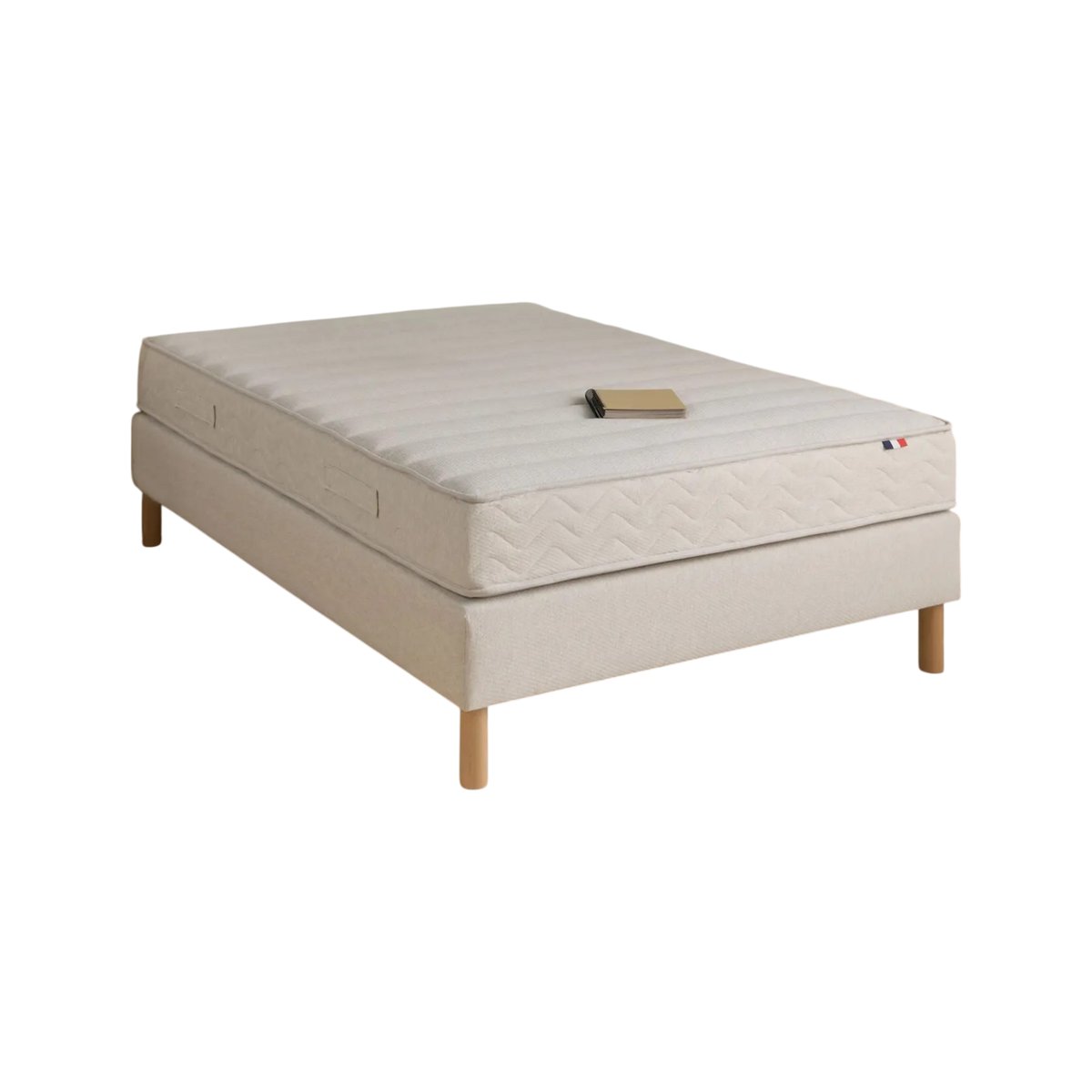 Ensemble matelas et sommier - THEODORE blanc, CAMIF