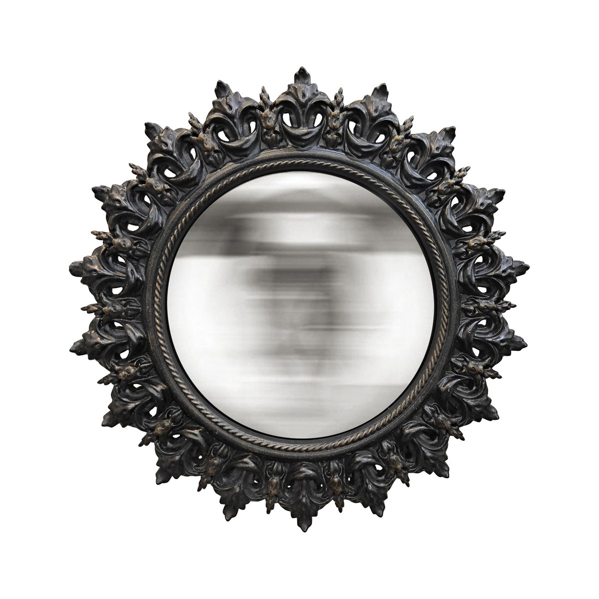 Miroir convexe épis 21.3cm noir, EMDE