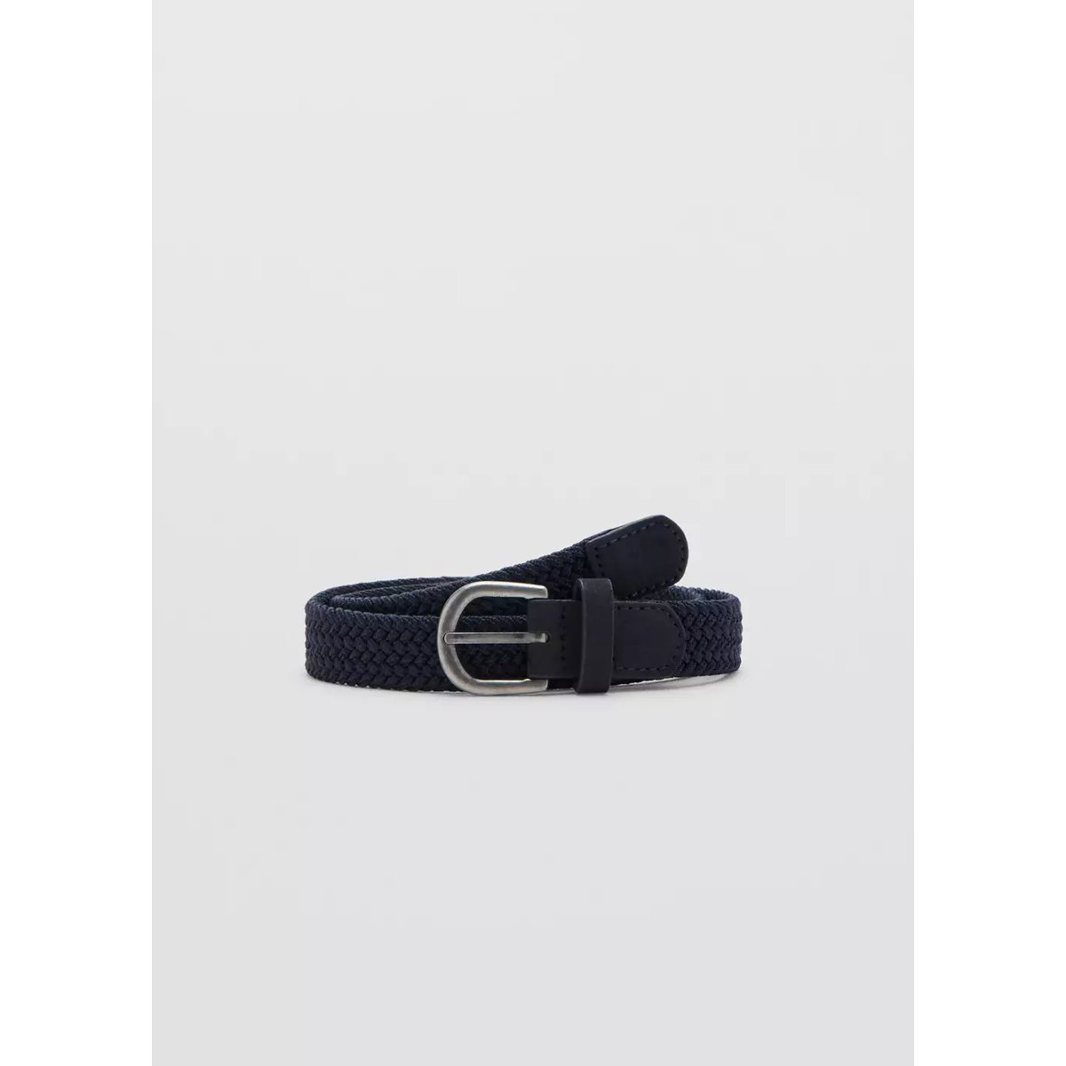 Ceinture tressée bleu marine, MANGO KIDS
