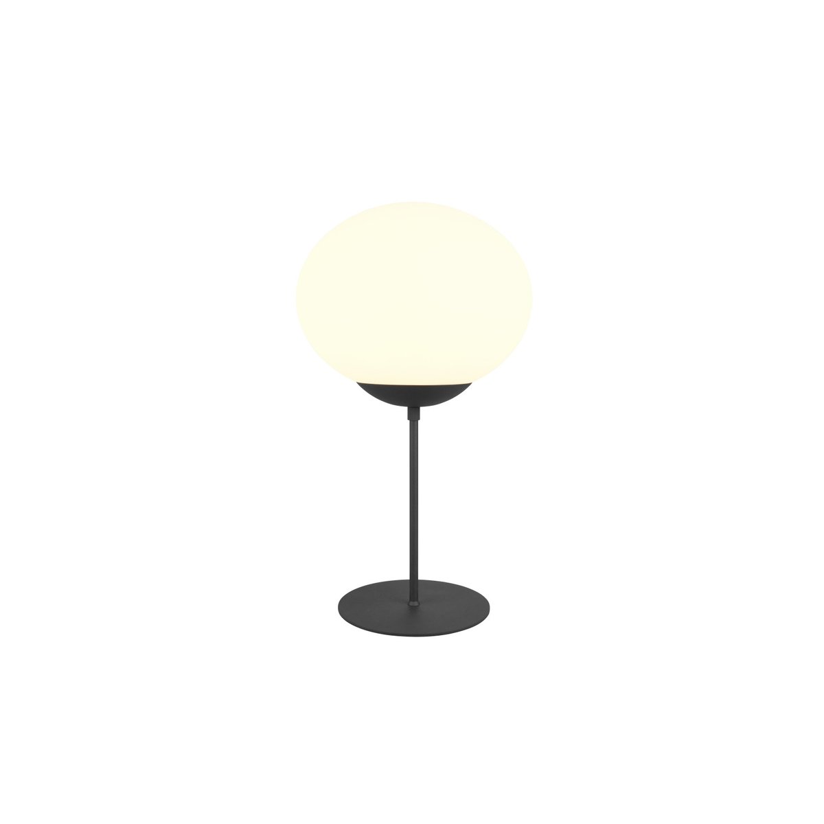 Lampe design en métal vintage, FOMENTO noir, TRIO