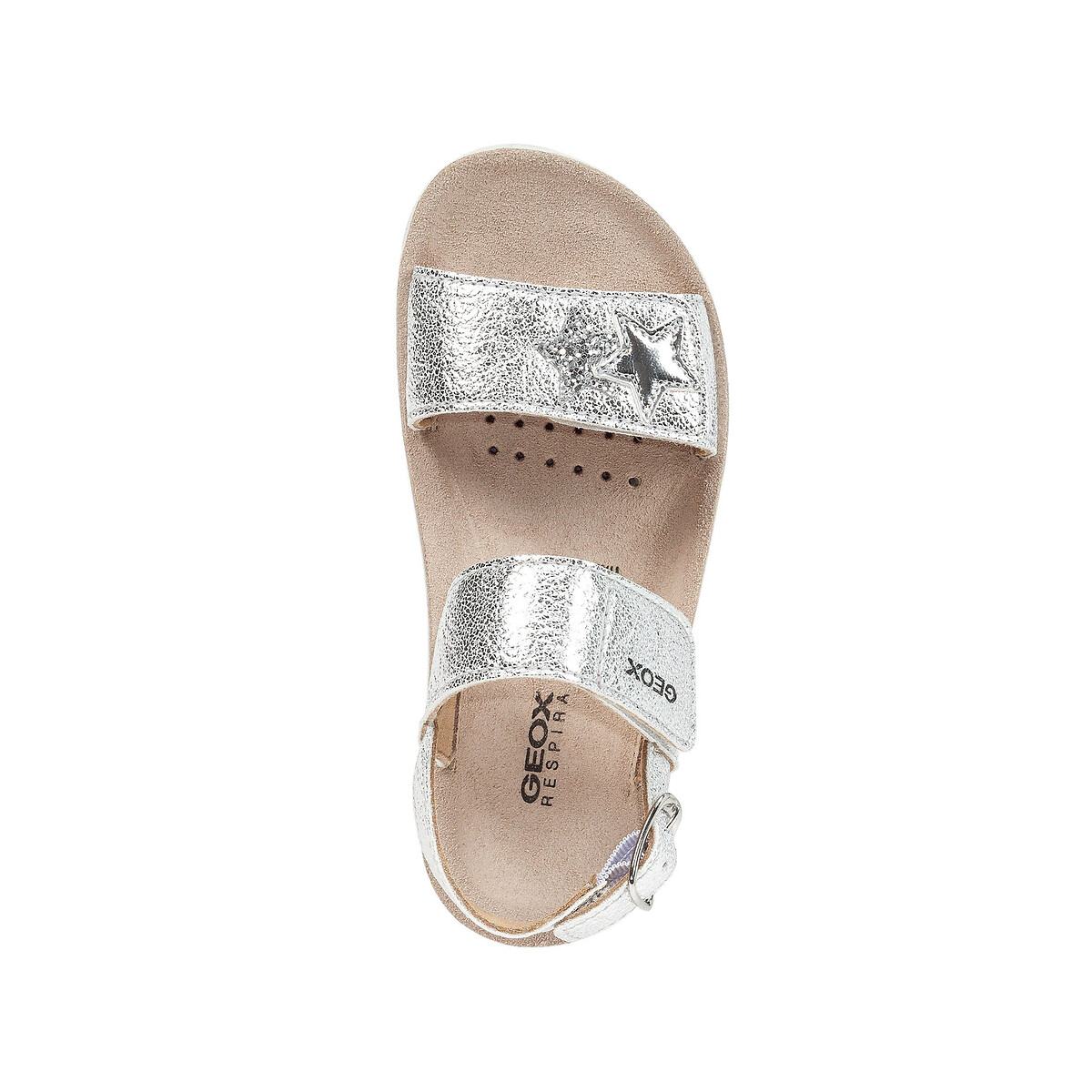 Sandales Costarei argent, GEOX