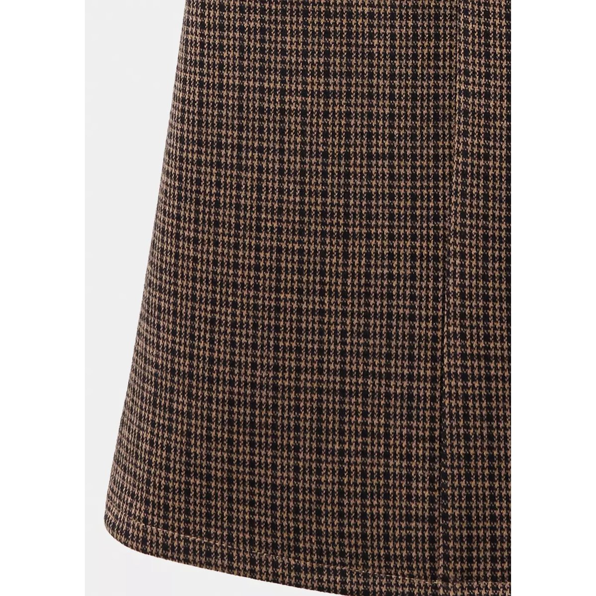 Robe checky marron, MANGO