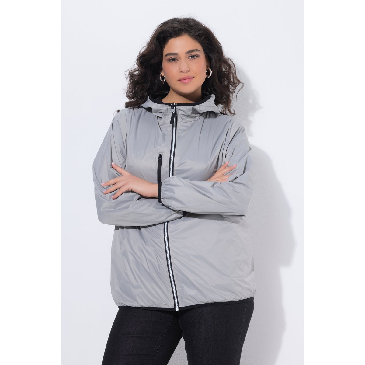 Veste réversible HYPRAR à capuche noir, ULLA POPKEN