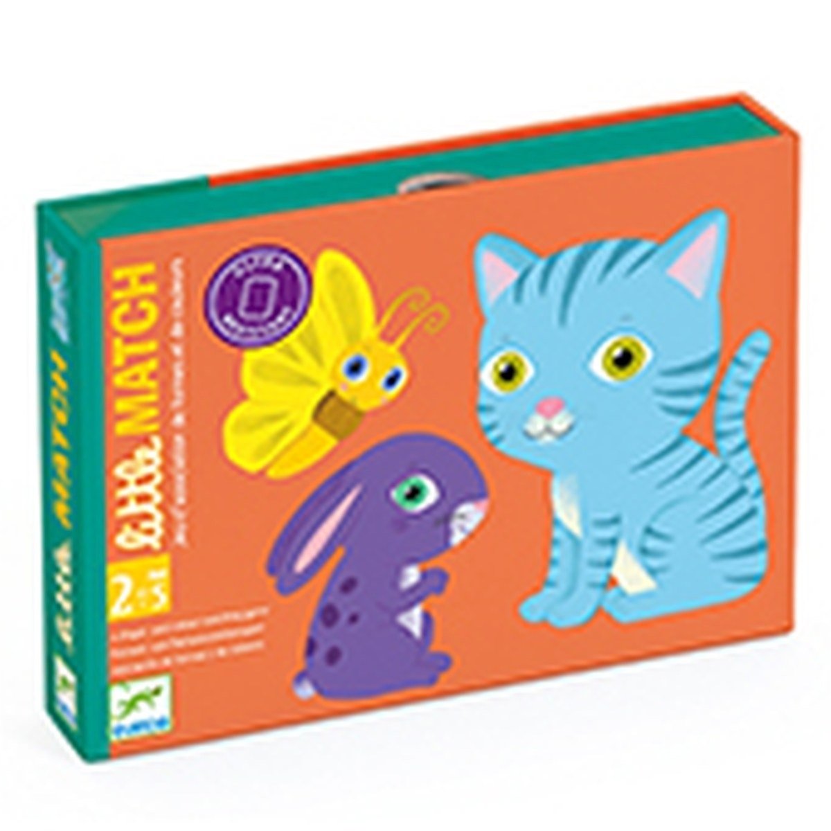 Little Match Jeu d'associations de formes et de couleurs multicolore, DJECO