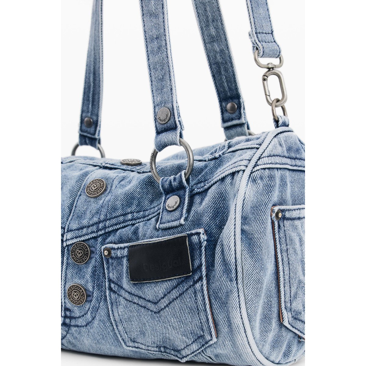 Sac denim poches bleu, DESIGUAL