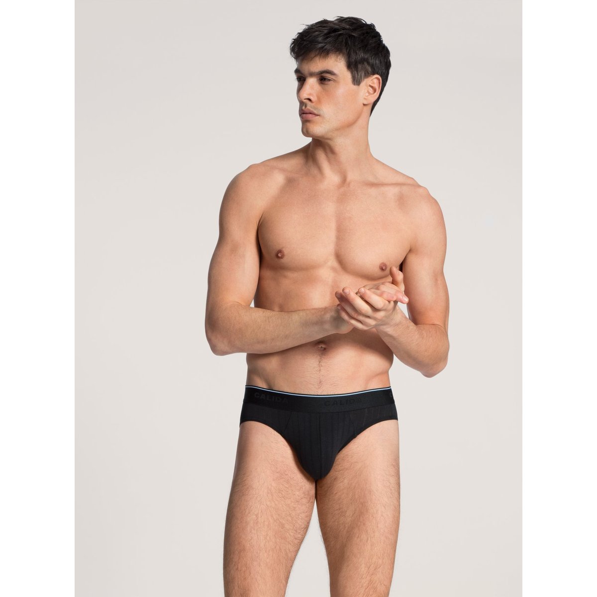 Slip, pack avantage Coton PURE & STYLE noir, CALIDA