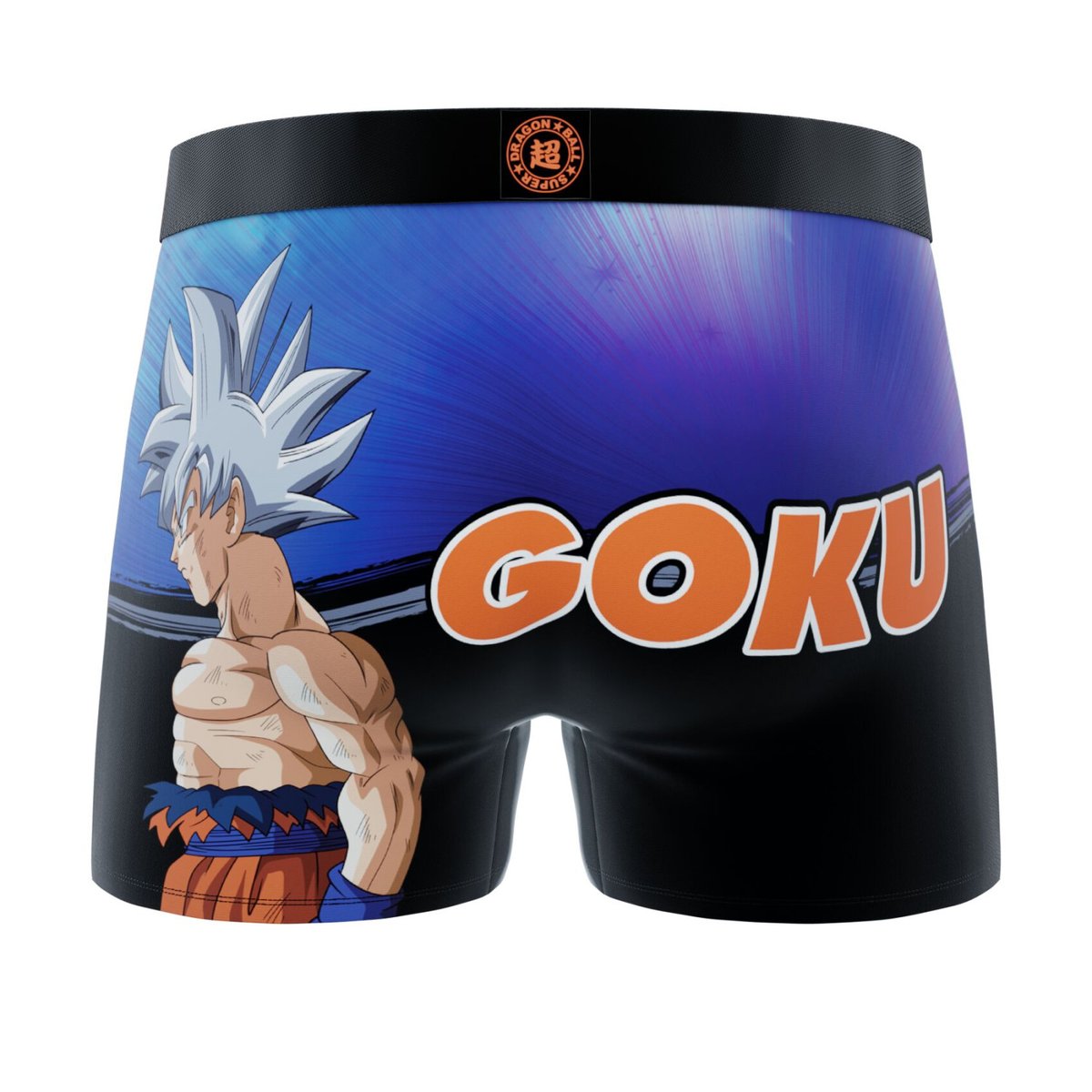 Lot De 3 Boxers Dragon Ball Super noir/bleu/violet/orange/vert/rouge, FREEGUN