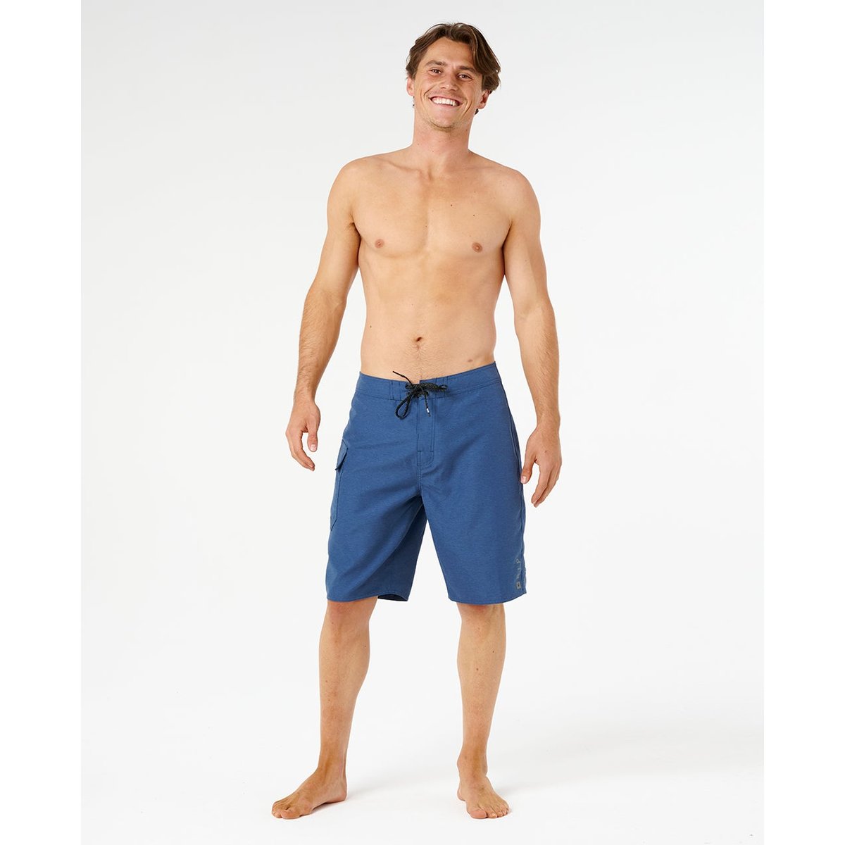 Boardshort Dawn Patrol 21" gris chiné marine, RIP CURL