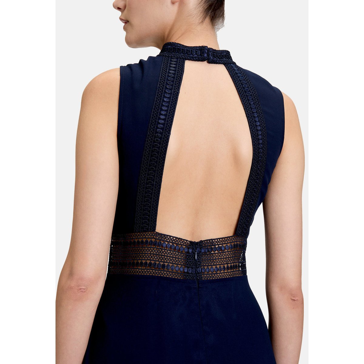 Robe de soirée dos-nu night sky, VERA MONT