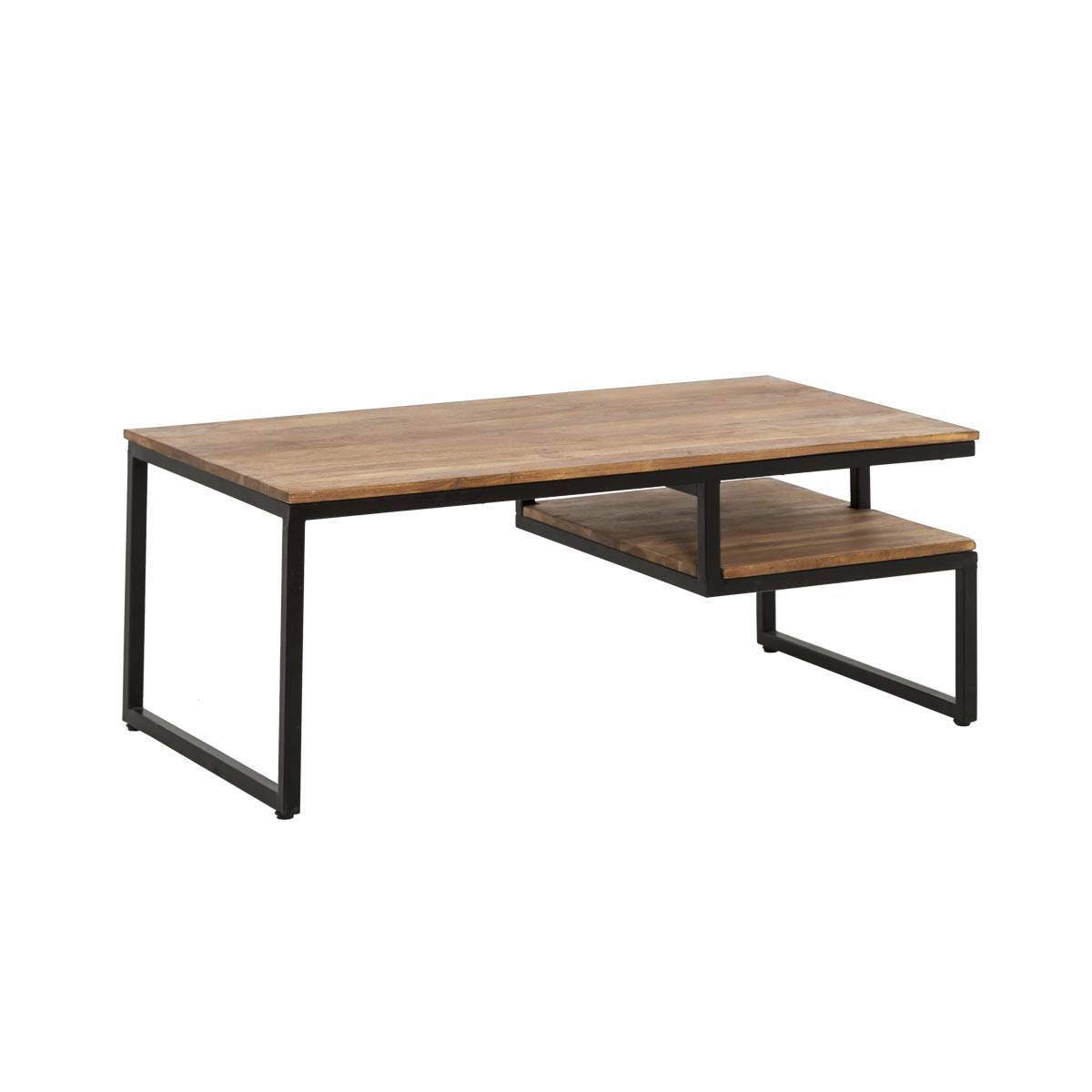 Table basse en bois d'acacia HAVANA bois foncé, MADE IN MEUBLES