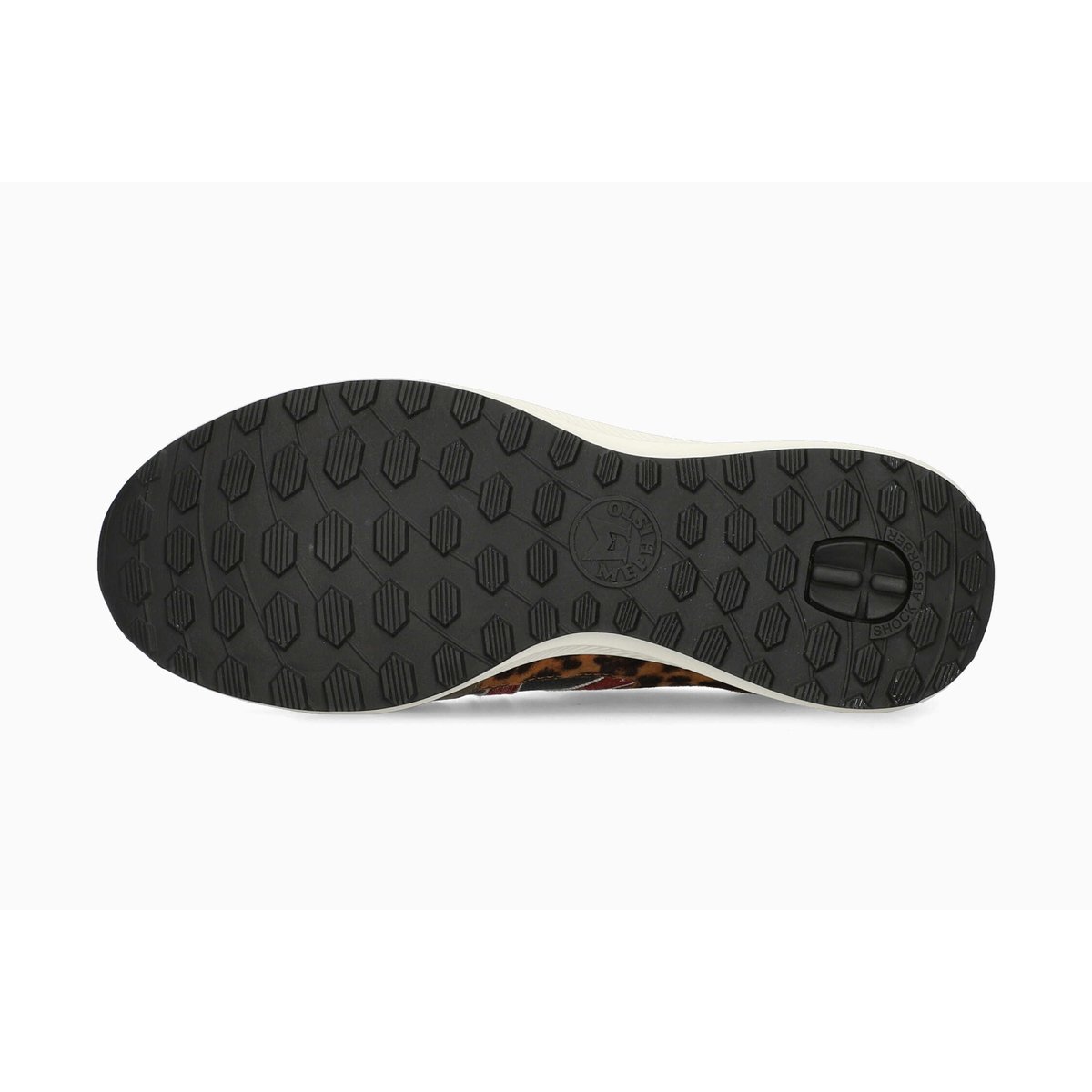 Baskets en cuir KALYA rouge foncé 5150, MEPHISTO