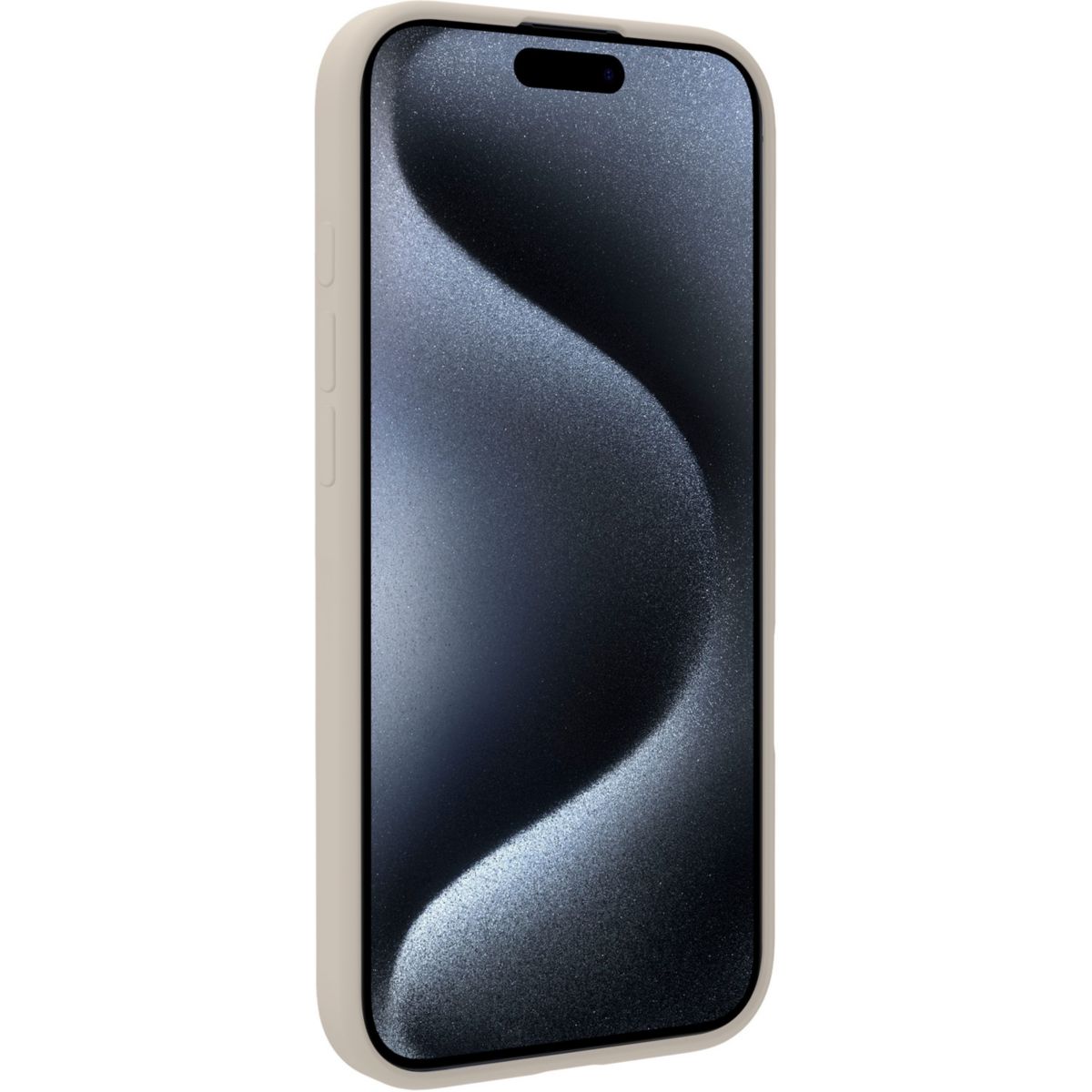 Coque iPhone 16 Plus MagSafe - Beige couleur unique, ADEQWAT