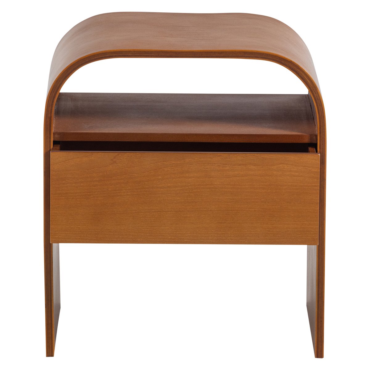 Table de chevet en mdf MOMO marron, WOOOD