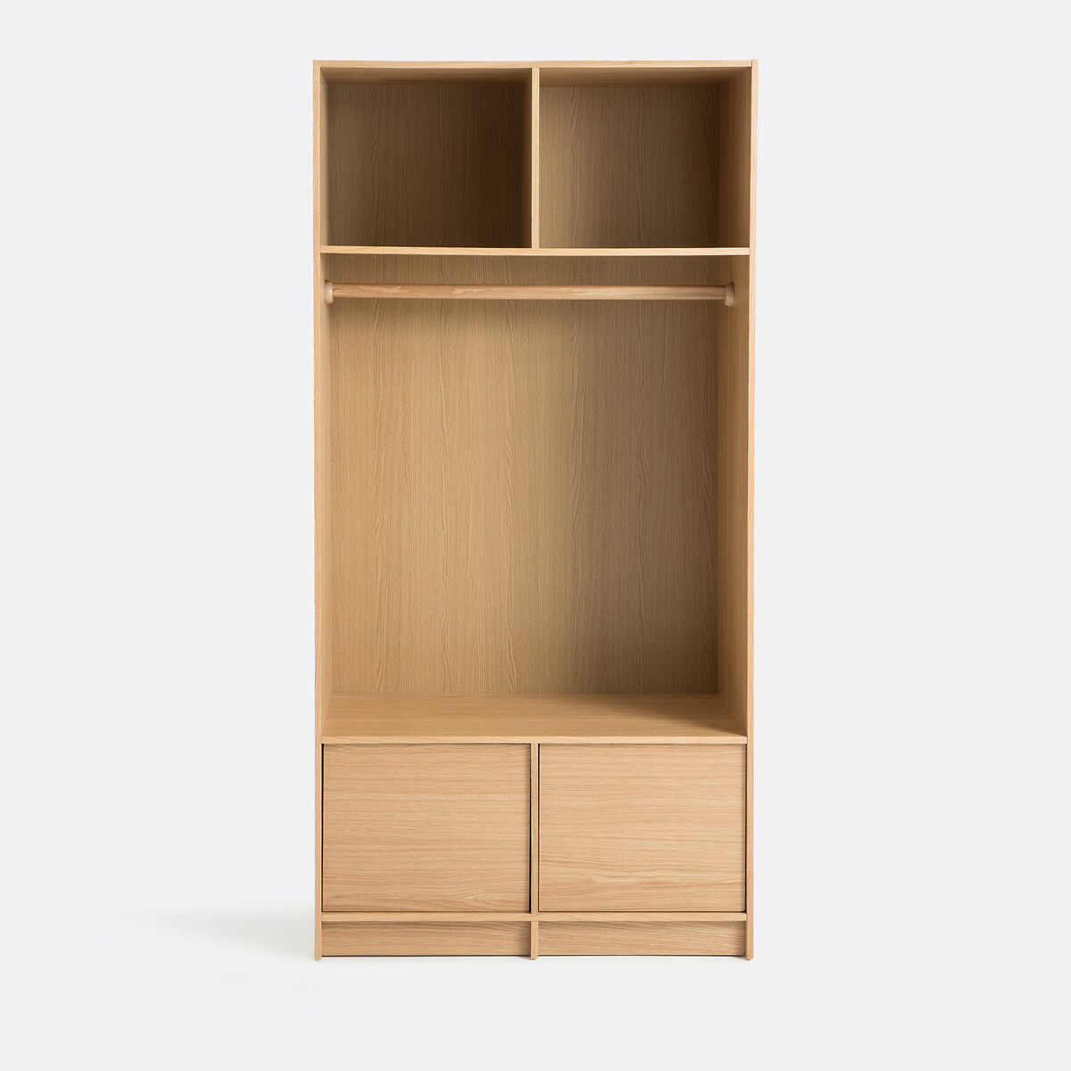 Dressing modulable plaqué chêne L100 cm, Senssia plaqué chêne, LA REDOUTE INTERIEURS