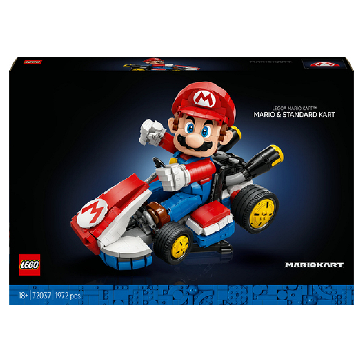 Mario Kart : Mario et kart standard couleur unique, LEGO