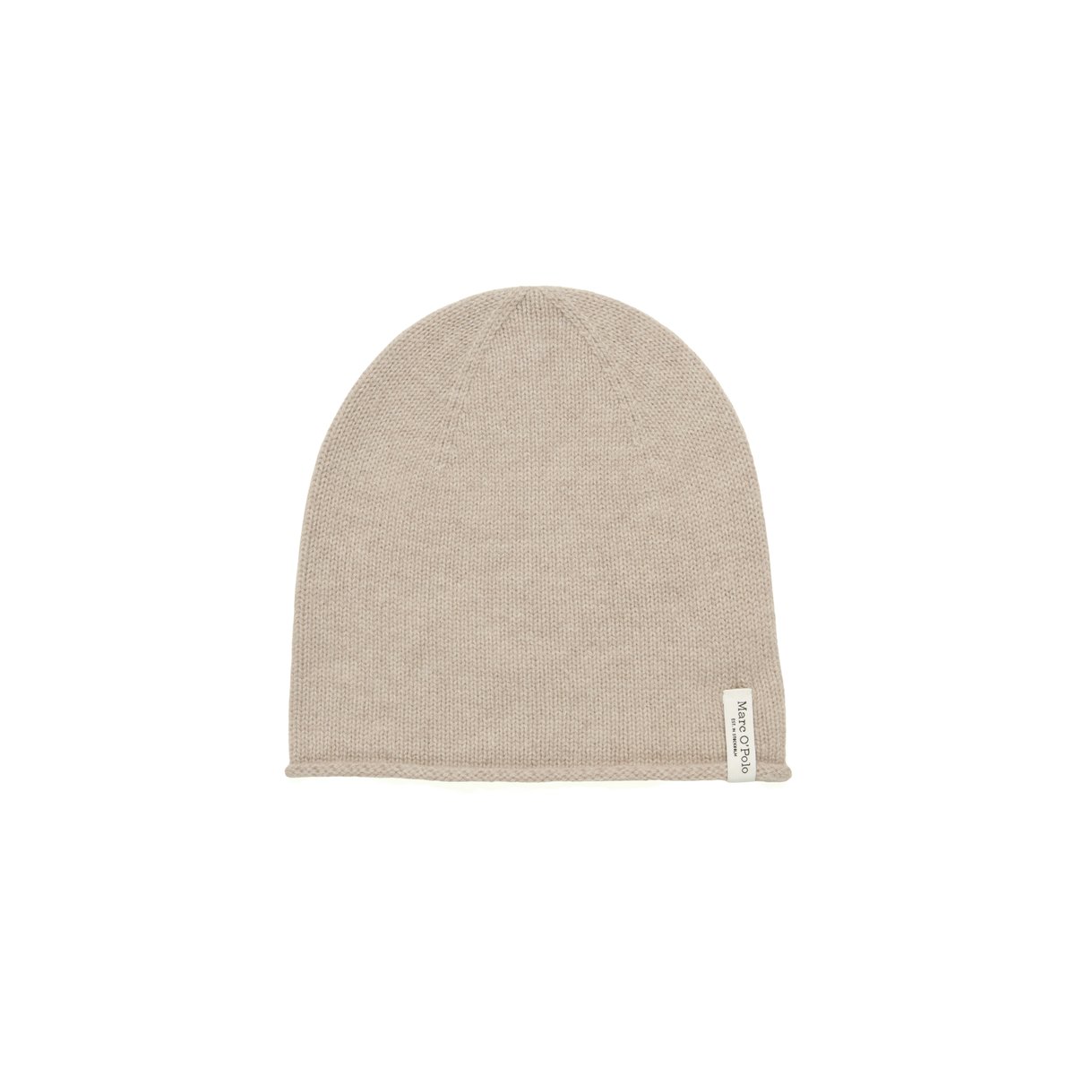 Bonnet tricoté avec de la laine de cachemire luxueuse gris, MARC O'POLO