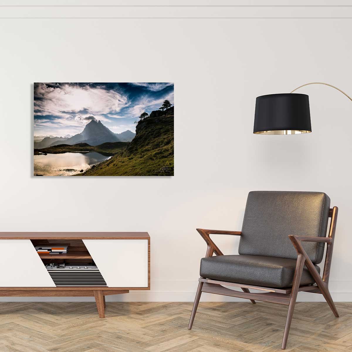 Tableau vallée d'ossau tableau alu dibond, HEXOA