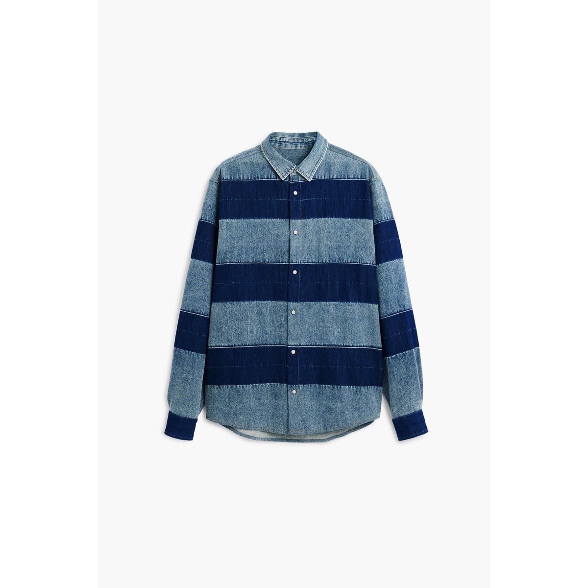Chemise en denim à rayures bleu, DESIGUAL
