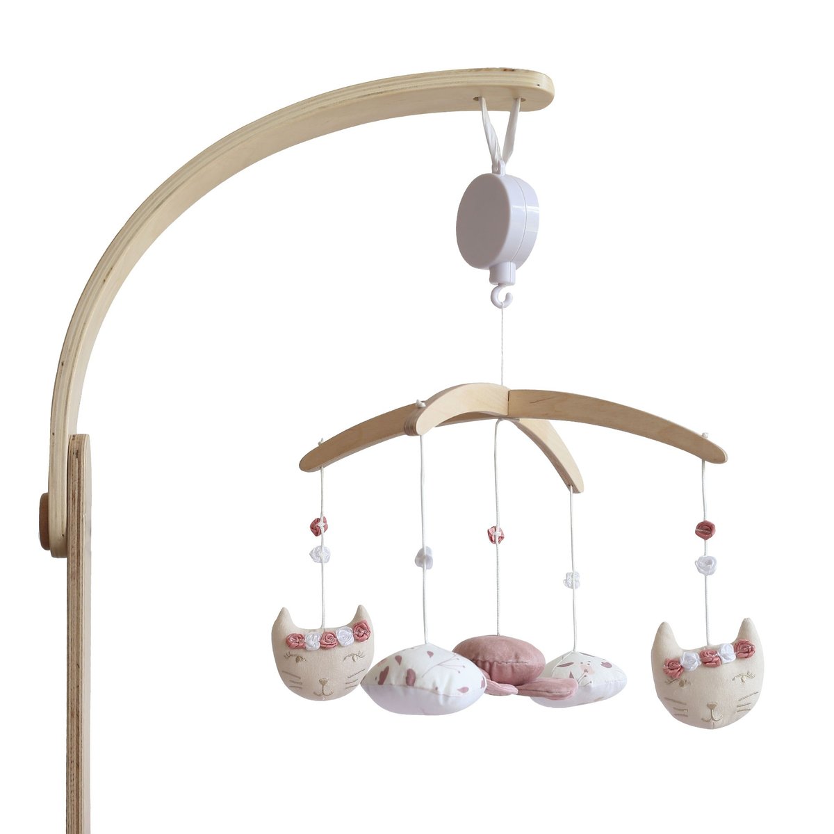Mobile bébé - en bois rosa, TROIS KILOS SEPT
