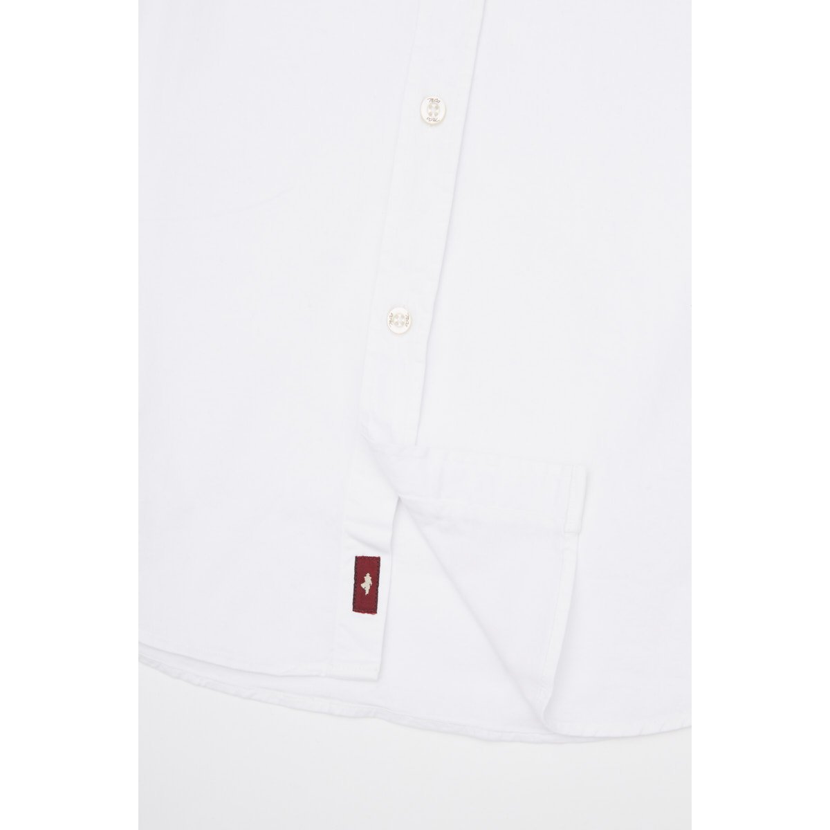 Chemise gabardine de coton blanc, MCS