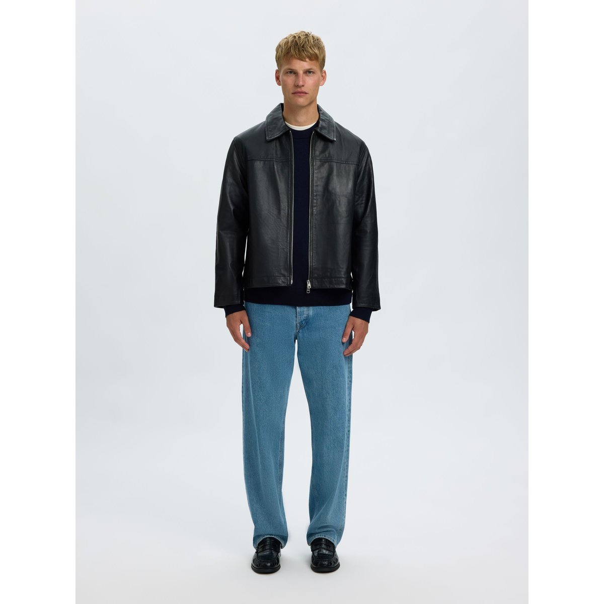 Pullover navy blazer, SELECTED