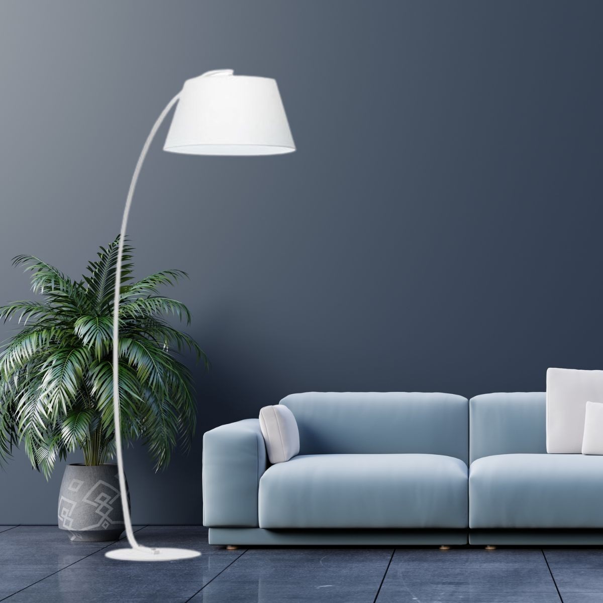 Lampadaire    PAGODA blanc, IDEAL LUX