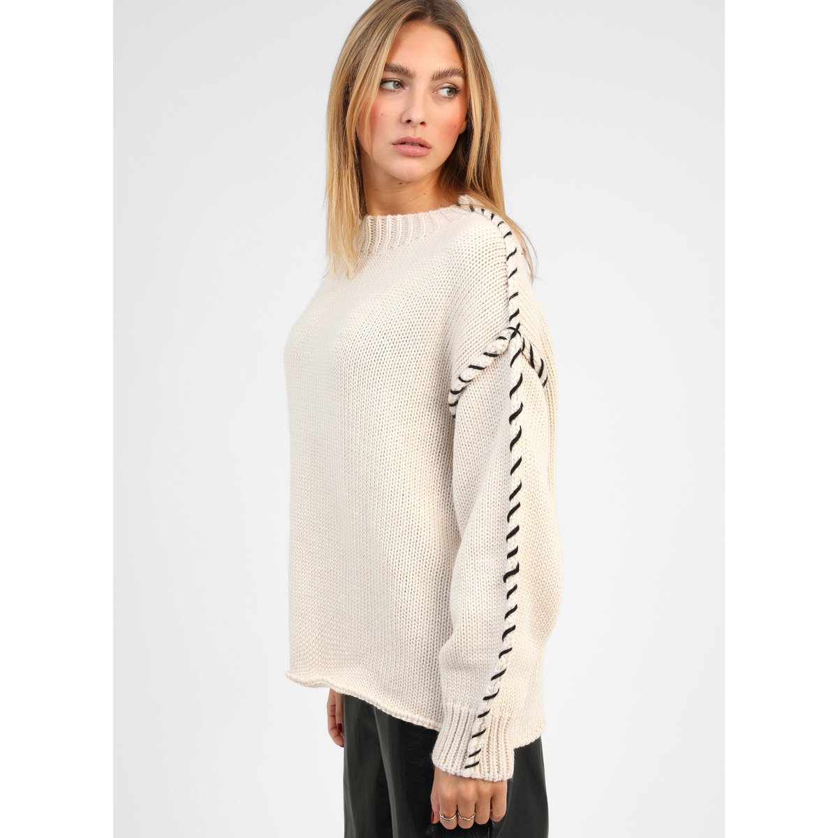 Pull LEVOJOKI ecru, AN'GE
