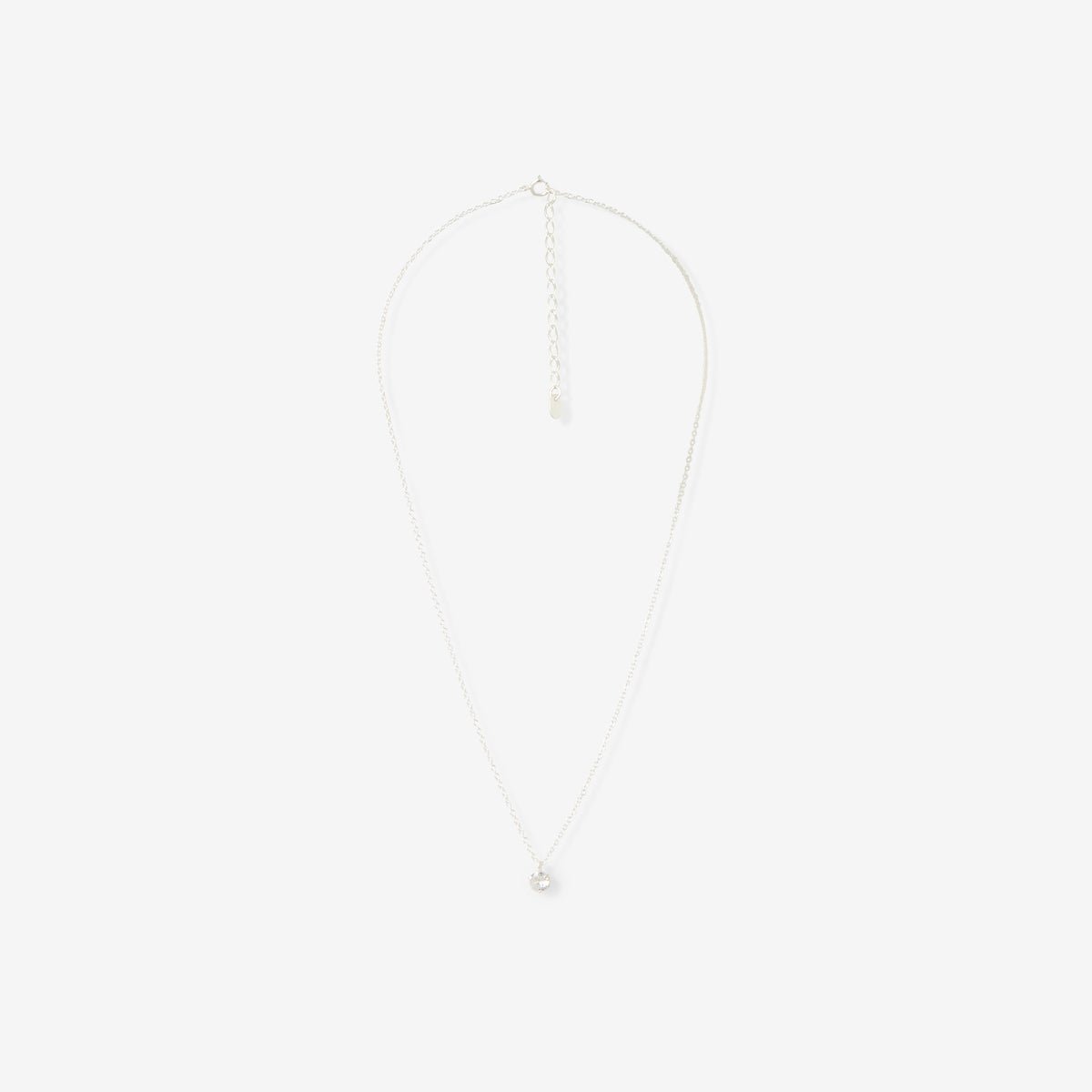 Collier pendentif zircon - argent garanti 925 argenté, BALABOOSTE