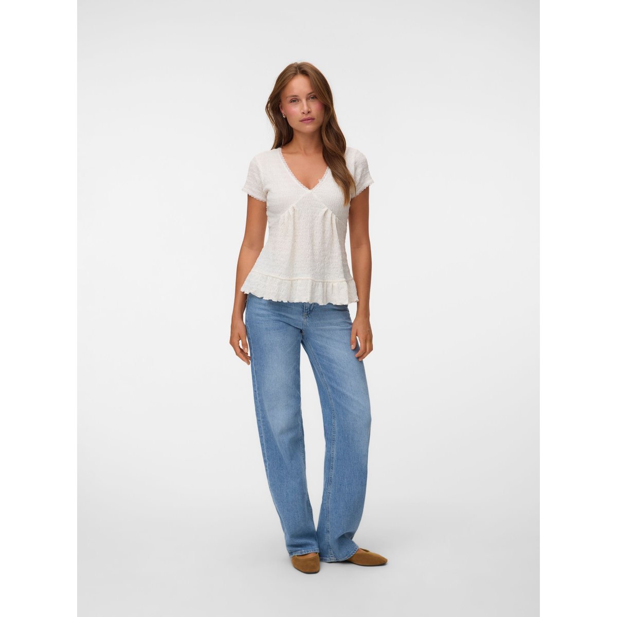 Blouse whisper white, VERO MODA